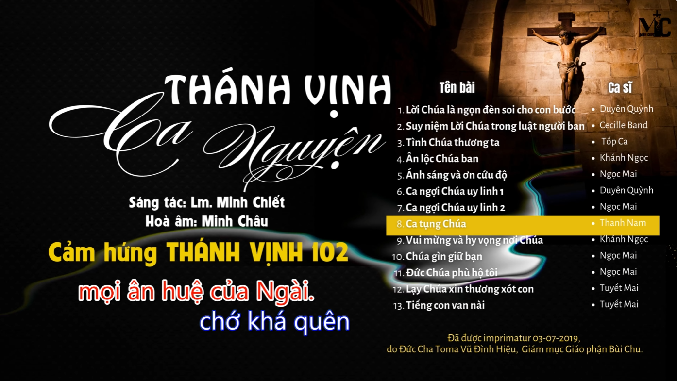 Album Thánh Vịnh Ca Nguyện. Lm. Minh Chiết